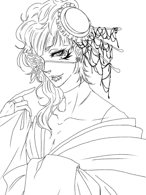 【線画】V系(？)