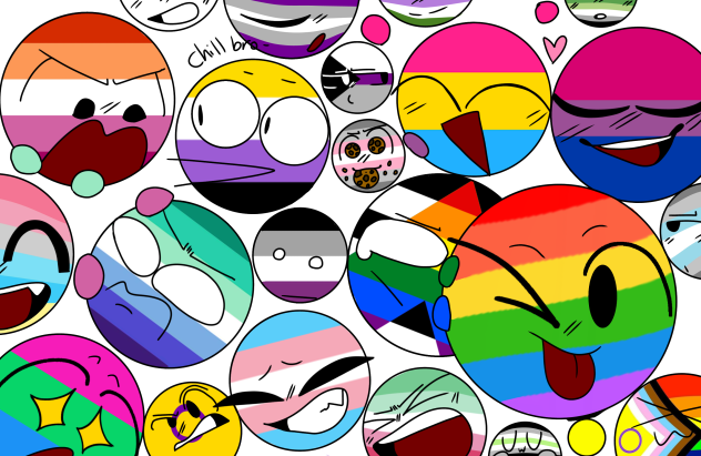 i made for pride month but never finish-