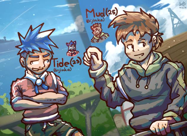 Gijinka cat boys