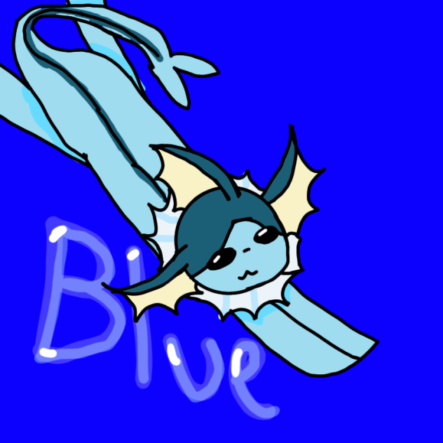 BLUE!