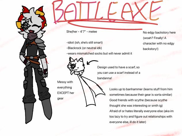 Battleaxe - stylized reference