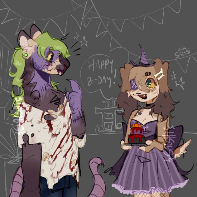 bday art for quakamole boi🖤