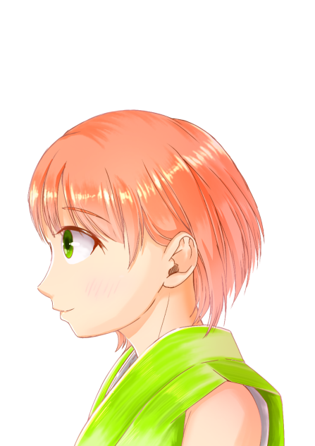 横顔