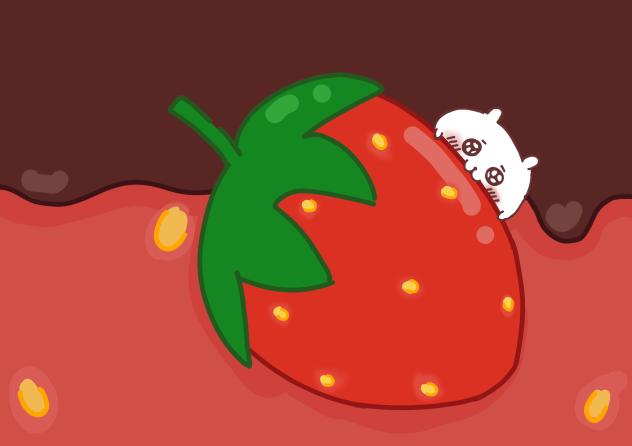 strawberry and chiikawa