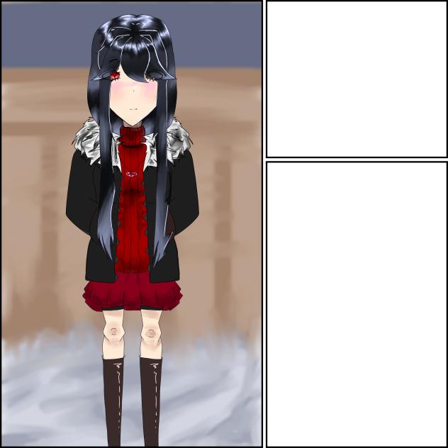 Day 32 (My oc in fell sans’s outfit!)