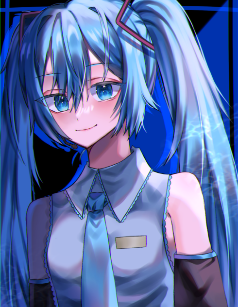 ミクさん塗りました