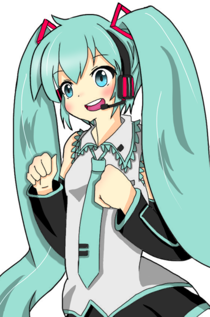 初音ミク　塗ってみた！