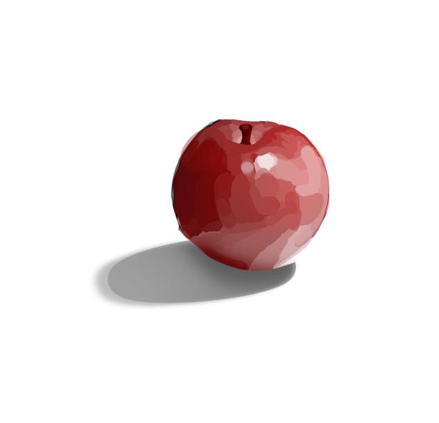 遠目で見たら林檎