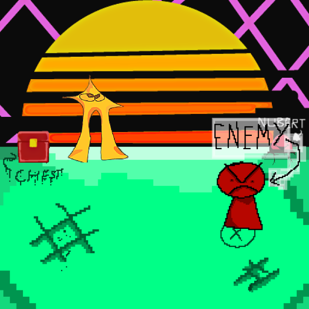 Unused room14 vaporwave effect enemytest