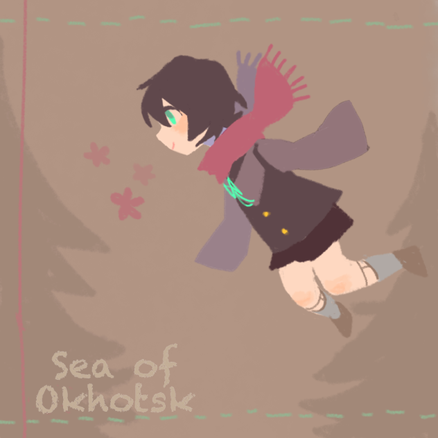 オホーツク海気団くん ibisPaint