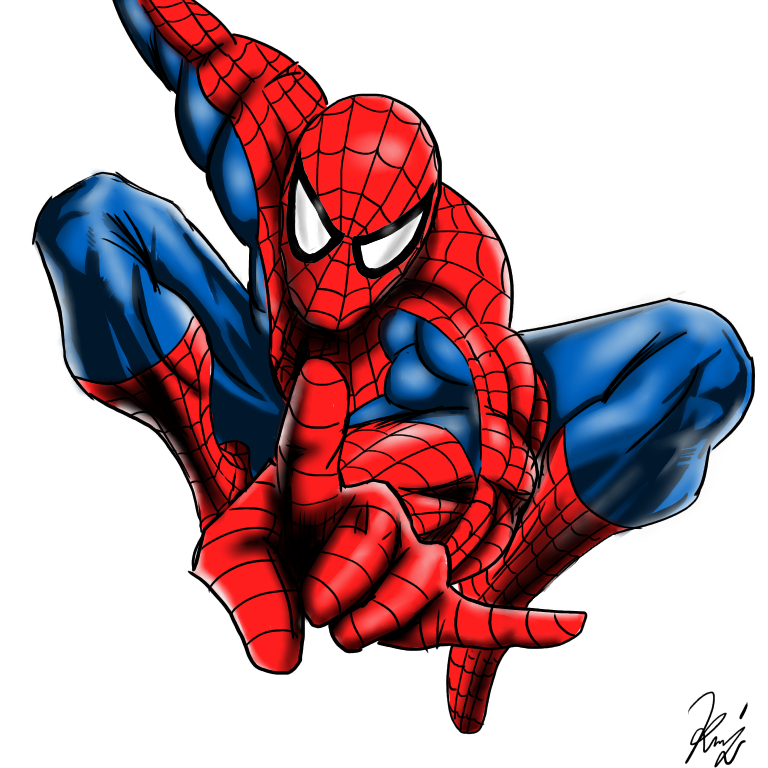 スパイダーマンの絵 drawing SPIDER-MAN🕷🕸 - ibisPaint