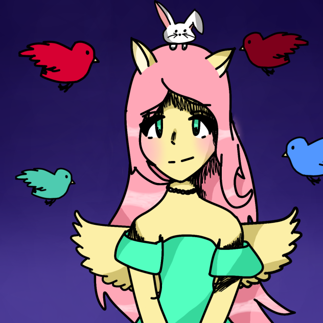 #12 Fluttershy(old drawing)🥭