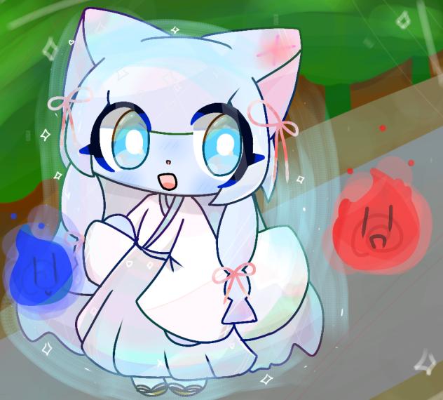 不思議な巫女さん