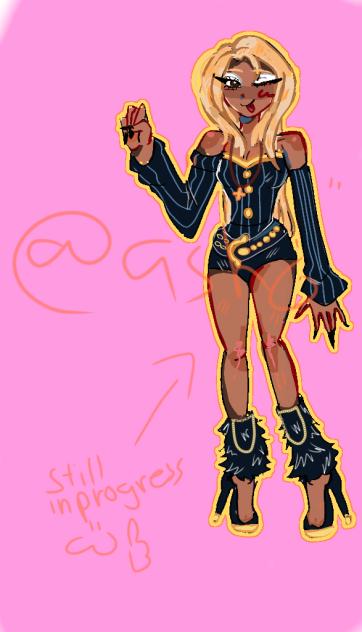 kuro gyaru but work in progress
