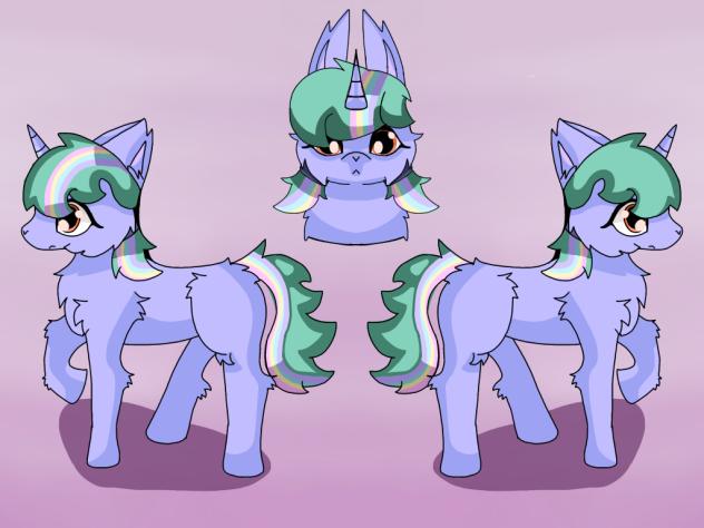 Here’s a Mlp OC I made, OwO