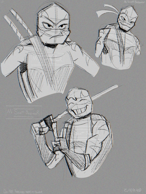 Leo sketches