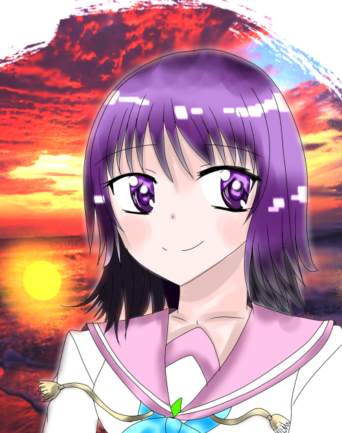 秋の夕日から