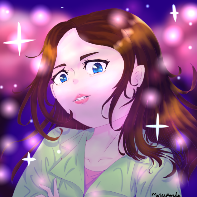 夜桜の先輩