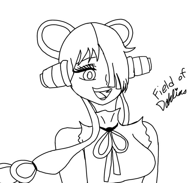 Uta One Piece Film RED lineart