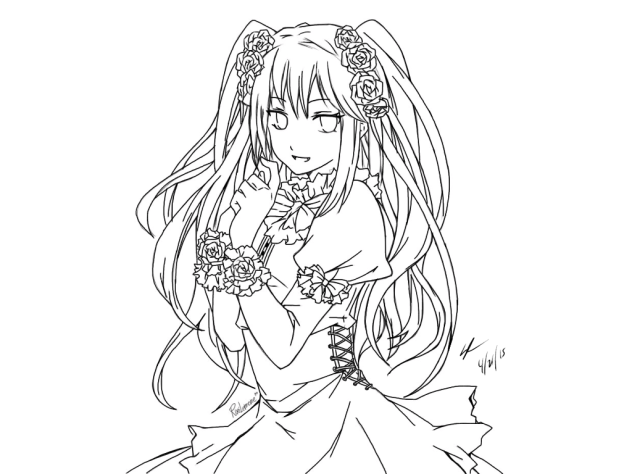 Loli Lineart (Lolita 線画)