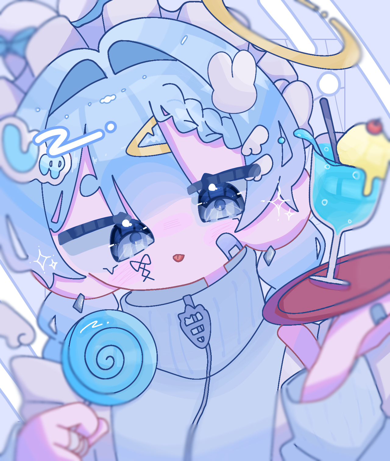 BLUE　送料無料　eフィーバーうたわれるもの　無加工 無題266 - ibisPaint