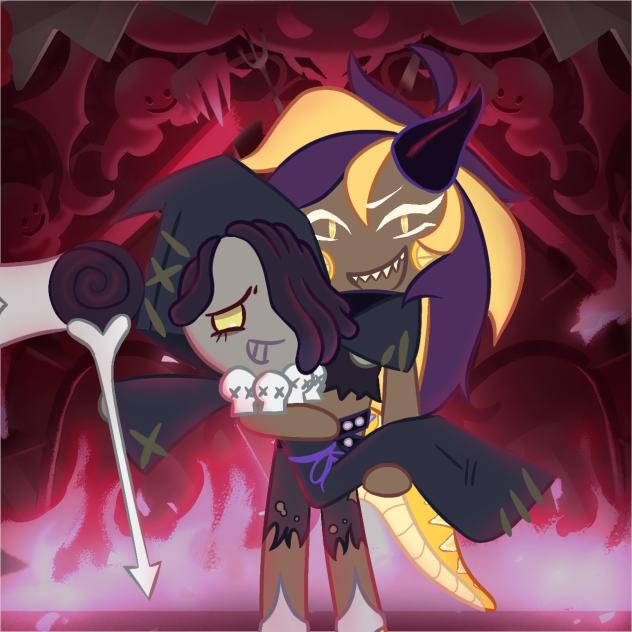Licorice Cookie and his servant