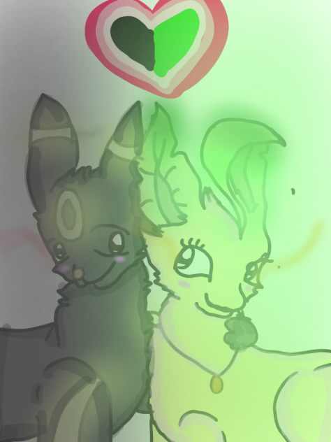 Umbreon x  leafeon