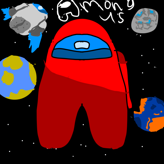 Drawing among us ibisPaint