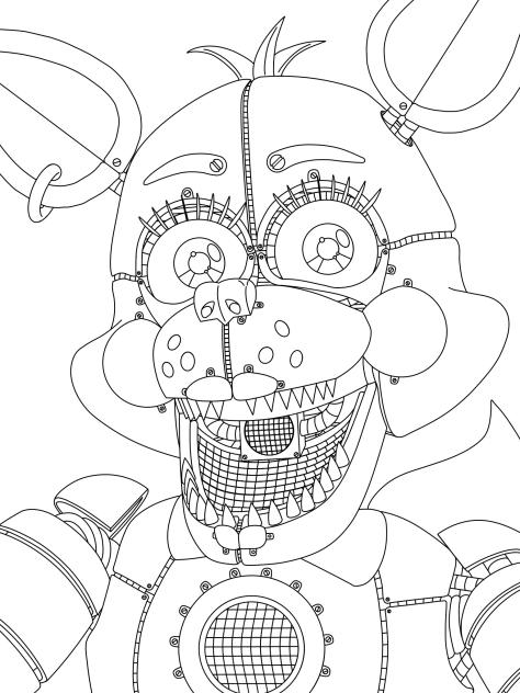 Ready For a Show - Coloring Page