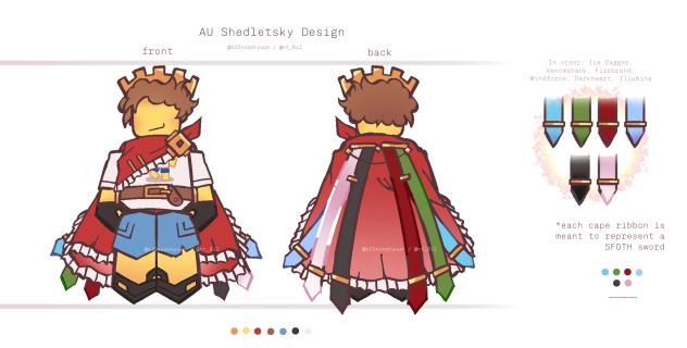 AU Shedletsky - Front and Back