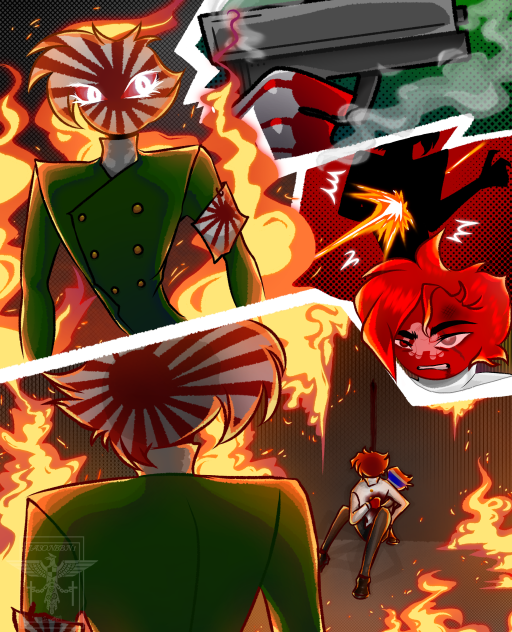 Raging fire - ibisPaint