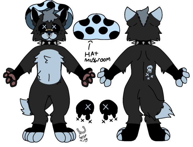 My fursona Rapid!