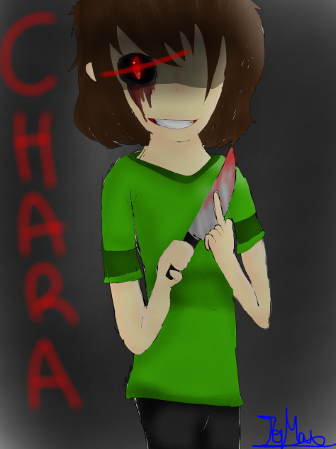 Speed Art- Chara Undertale