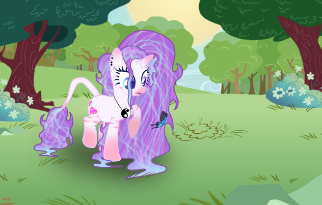 The butterfly (MLP OC drawing)