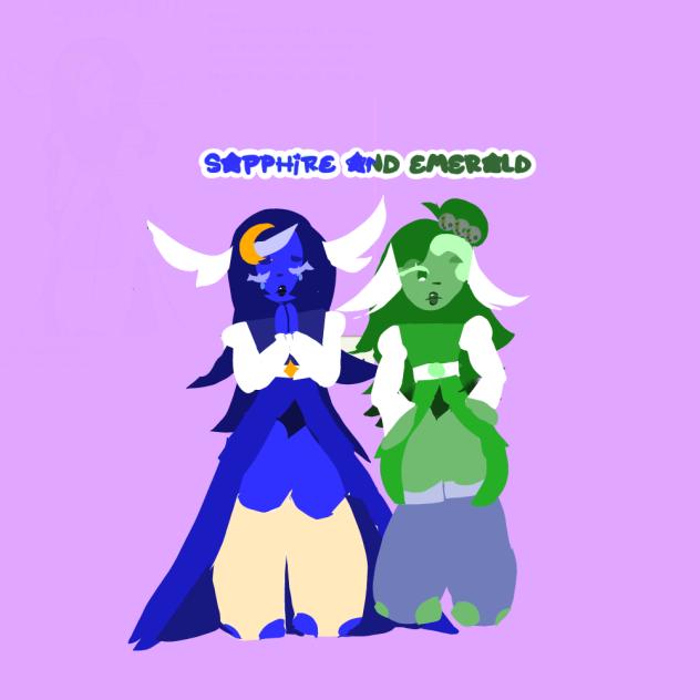 sapphire and emerald
