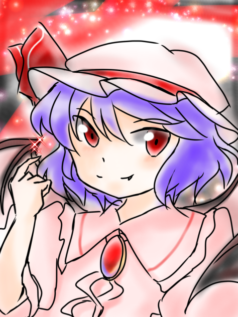 60分ちょとで描いたレミリア・スカーレット