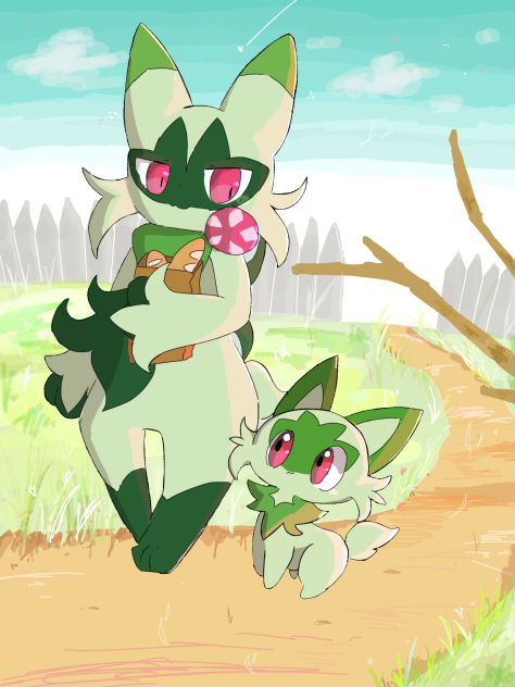 ニャオハとニャローテ