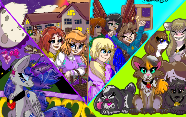 Ponies, Hylians, Bird People, Animals