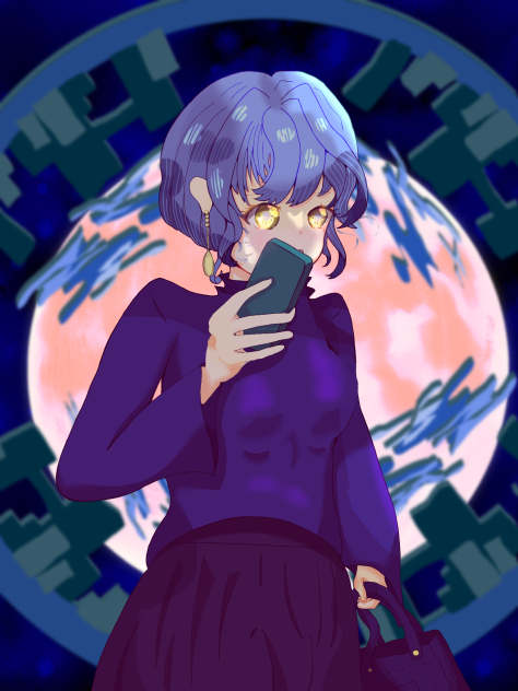 月夜を歩く