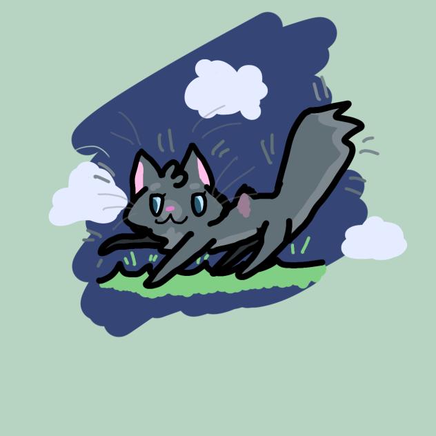 Blue star but chibi