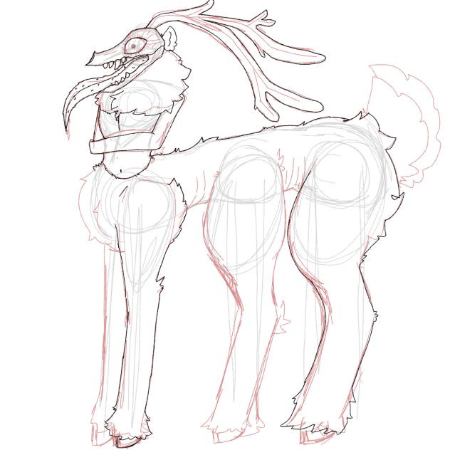 Scrapped monster design
