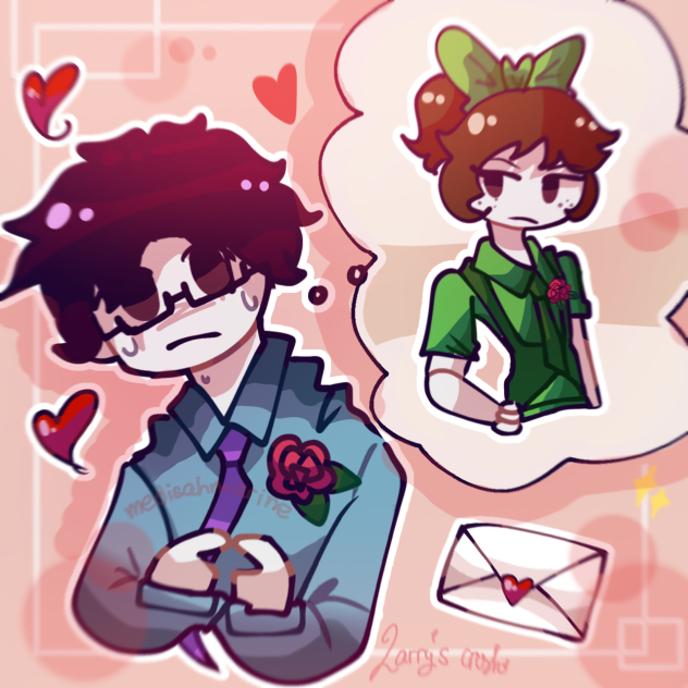 Scary Larry's crush in the past 💘