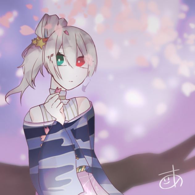 花びらの中で