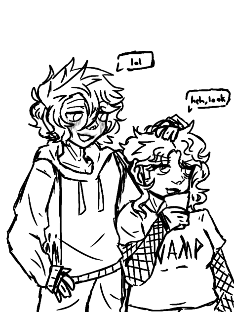 a goth and a emo - ibisPaint