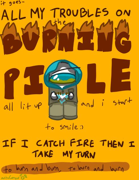Burning Pile