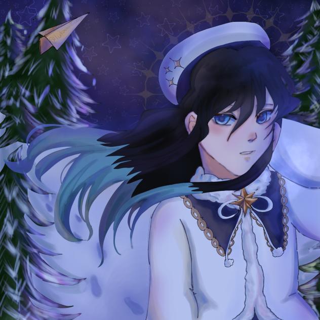 Christmas Muichiro art [Starry sky]