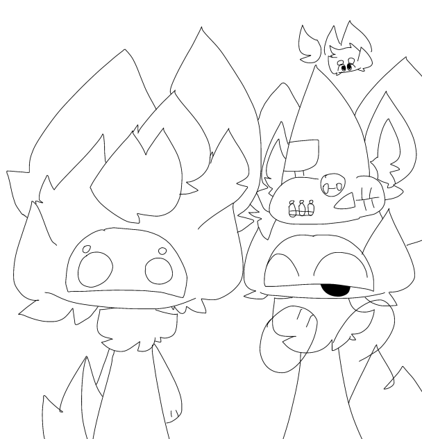 Corn and Star wish! (I did the another.) - ibisPaint