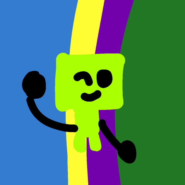 So I made a wallpaper of my creeper oc..