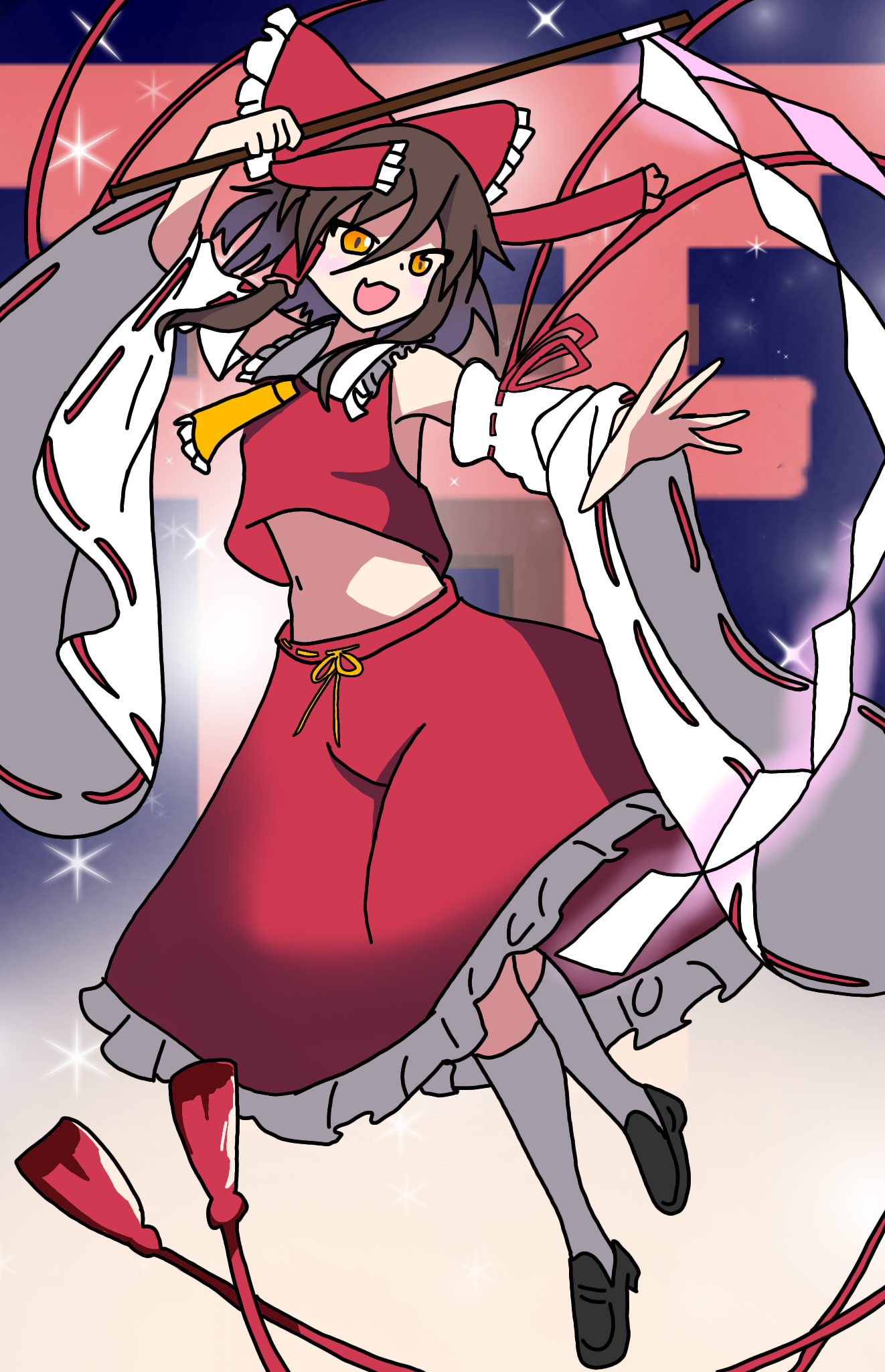 楽園の素敵な巫女 博麗霊夢 - ibisPaint