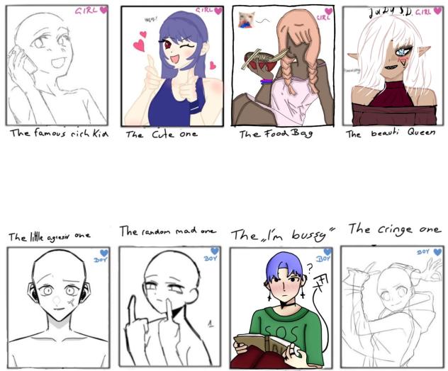 Friend group collab - ibisPaint